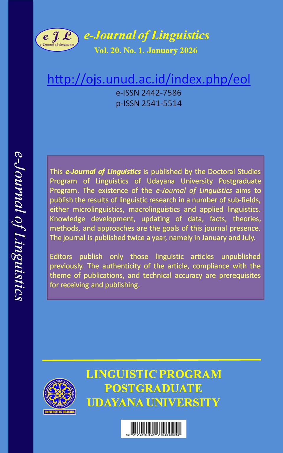 					View Vol. 19 No. 1 (2025): January
				