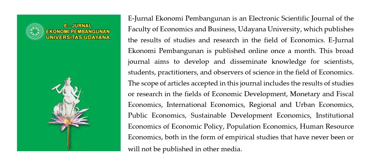E-Jurnal Ekonomi Pembangunan