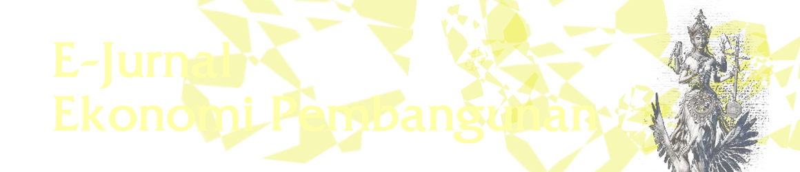 E-Jurnal Ekonomi Pembangunan