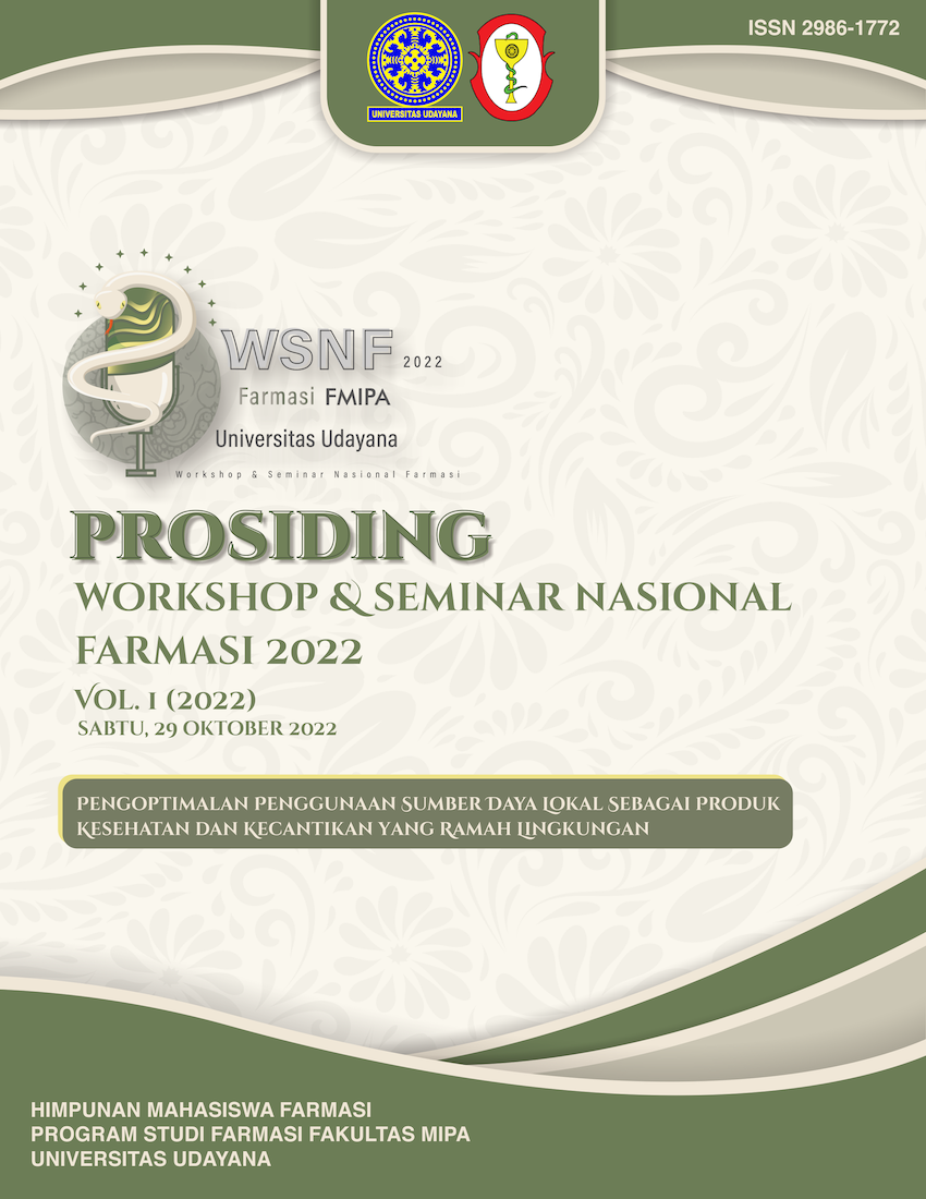 					View Vol. 1 (2022): Prosiding Workshop dan Seminar Nasional Farmasi 2022
				